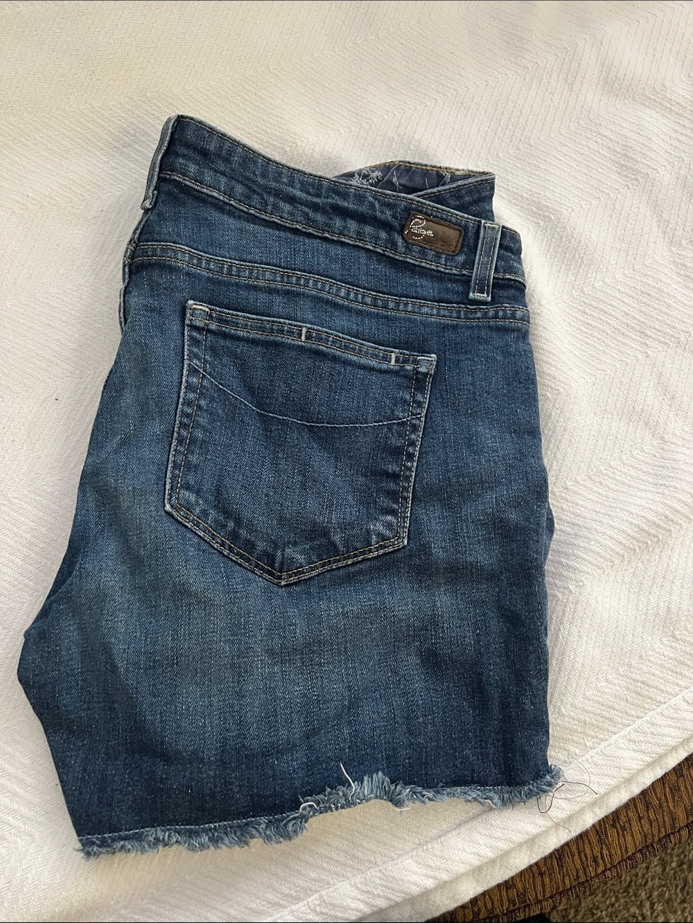 Paige cutoff shorts